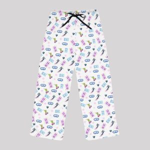 Snowy Ski Adventure Pajama Pants