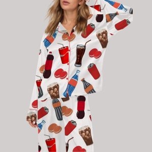 Soda Lover Satin Pajama Set