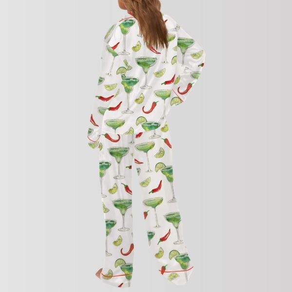 Spicy Margarita Satin Pajama Set