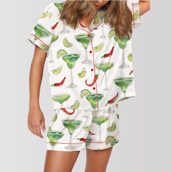 Spicy Margarita Satin Pajama Set