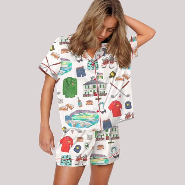 Sports Life Diary Graphic Pajama Set