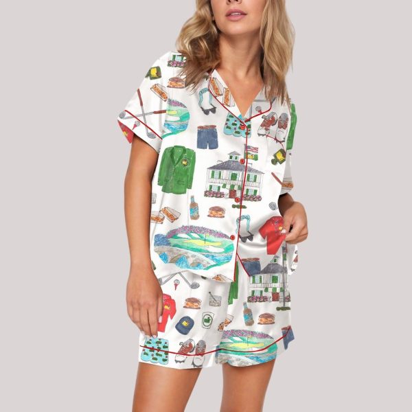 Sports Life Diary Graphic Pajama Set