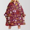 Sun Devils Christmas Unisex Blanket Hoodie