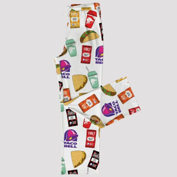 Taco Bell Drawstring Wide Leg Pants (2)