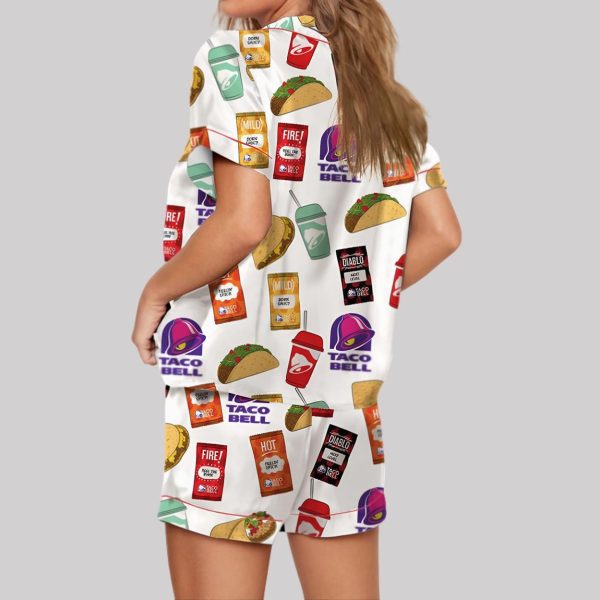 Taco Print Pajama Set1