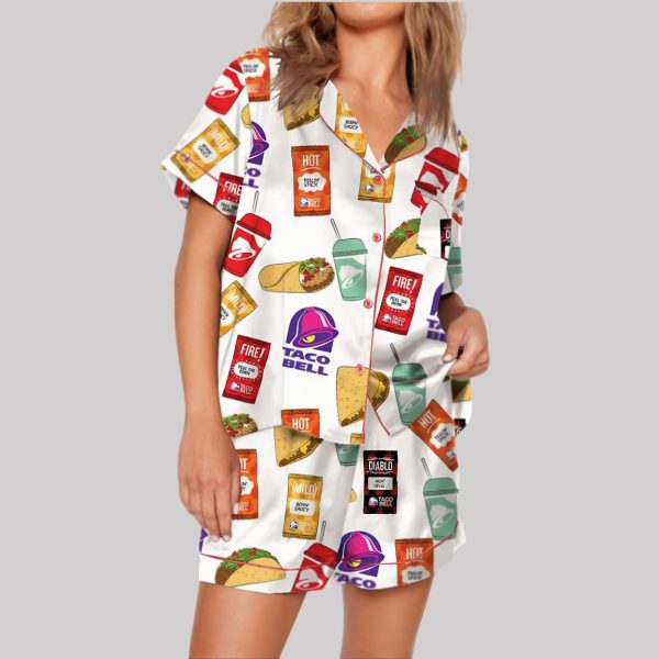 Taco Print Pajama Set2