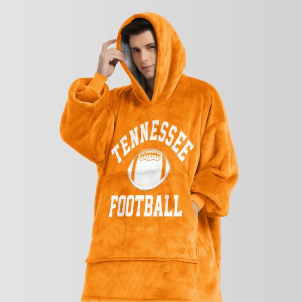 Tennessee Football Go Big Orange Blanket Hoodie