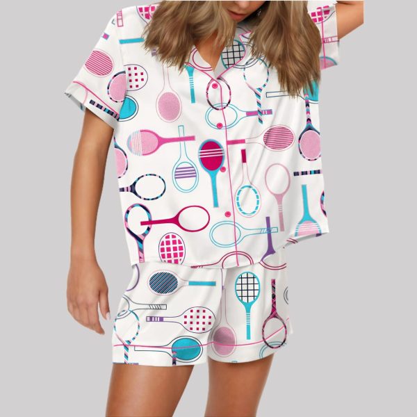 Tennis Life Satin Pajama Set3