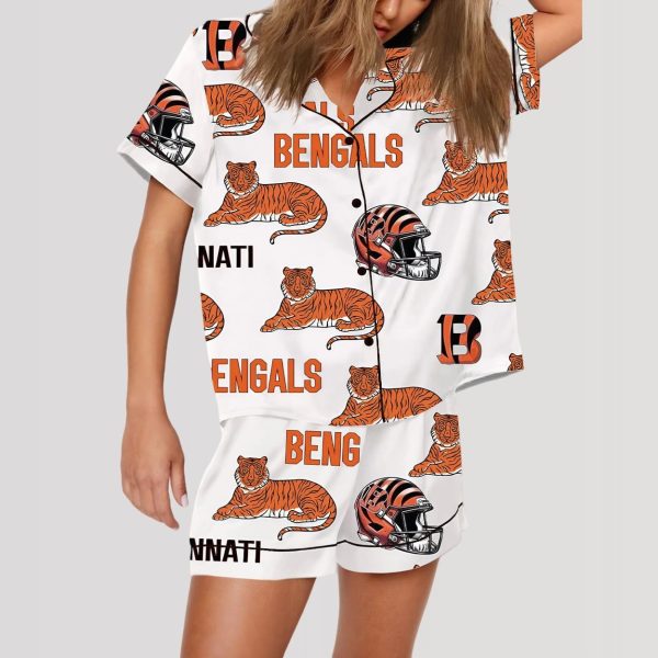 Tigers Football Bengal Art Print Pajama Set