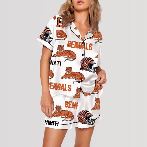 Tigers Football Bengal Art Print Pajama Set