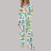 Travel Florida Hand Satin Pajama Set Overview