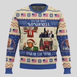 Trump Christmas Wonderland Ugly Sweater