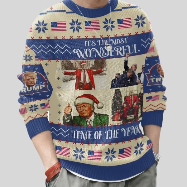 Trump Christmas Wonderland Ugly Sweater