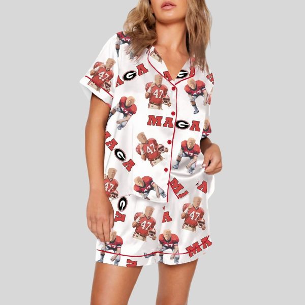 Trump Georgia Bulldogs Pajama Set