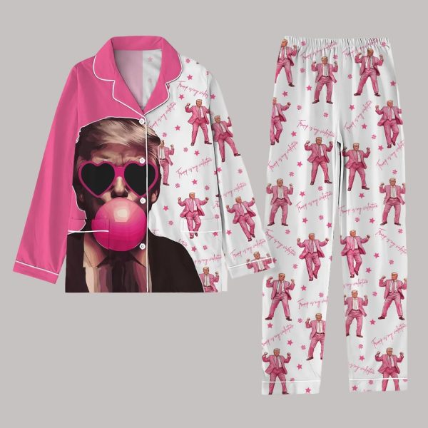 Trump Is My Valentine Dancing Pajamas Set