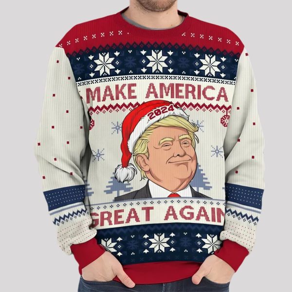 Trump Make America Great Again Chirstmas Sweater1