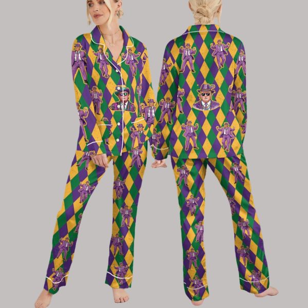 Trump Make Mardi Gras Great Again Pajama Set