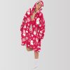 Valentine Gnomies Blanket Hoodie