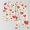 Valentines Day Heart Pajamas Set