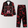 Valentine's Day Romantic Gnome and Heart Pajama Set