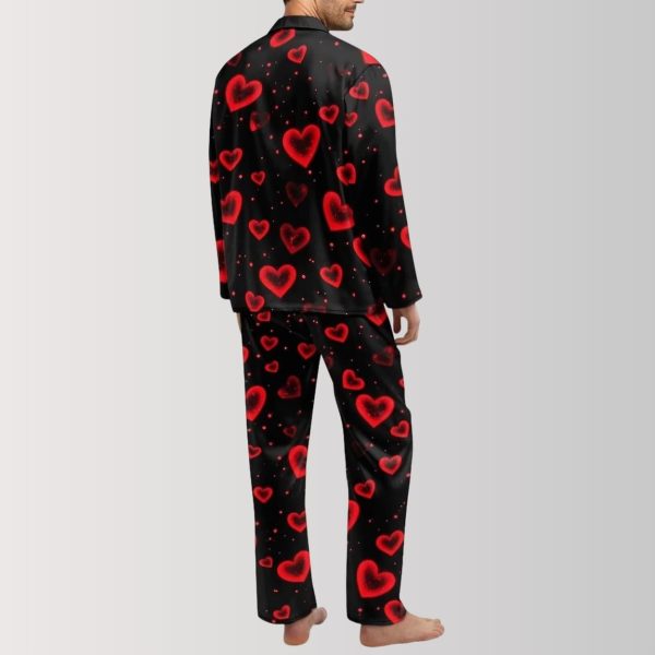 Valentine's Day Romantic Gnome and Heart Pajama Set