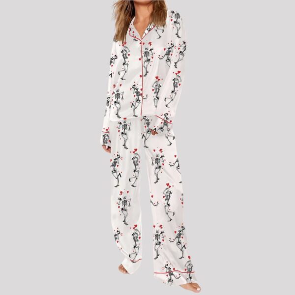 Valentines Skellie Pajama Set (2)