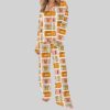 Veuve Champagne Tickets Satin Pajama Set2