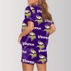 Vikings Football Satin Pajama Set