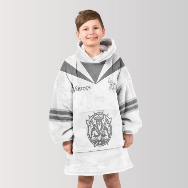 Vikings Winter Warrior Unisex Blanket Hoodie