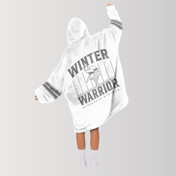 Vikings Winter Warrior Unisex Blanket Hoodie