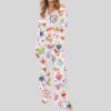 Watercolor Sacred Heart Satin Pajama Set