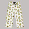 Whimsical Avocado Happiness Pajama Pants