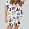 Wicked Elphaba And Glinda Satin Pajama Set3