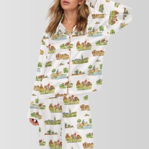 Wild West Satin Pajama Set