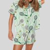 Wimbledon Tennis Satin Pajama Set