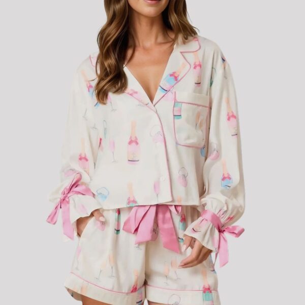 Wine & Glass Pajama Set (1)