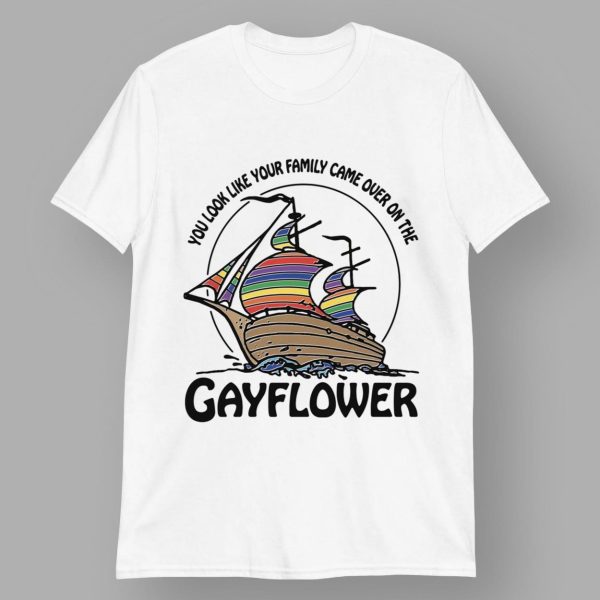 You Look Like Your Family Came Over On The Gayflower Shirt