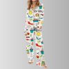 Bon Voyage Cruise Satin Pajama Set