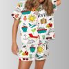 Bon Voyage Cruise Satin Pajama Set