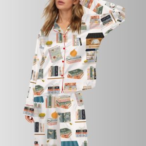 Book Lovers Satin Pajama Set