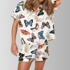 Butterflies And Moths Satin Pajama Set