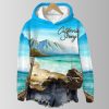 California Strong Print Hoodie