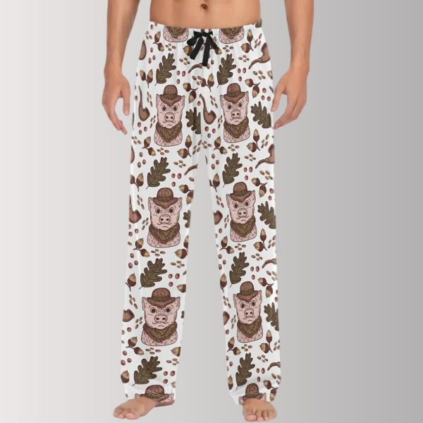 Charming Pig & Acorn Pajama Pants