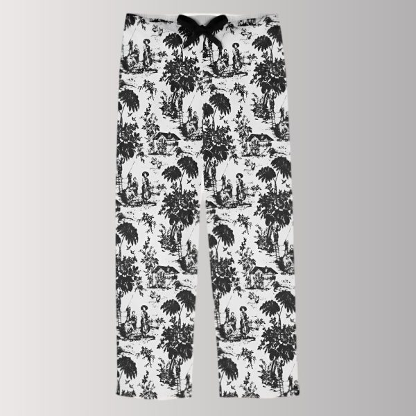 Classic Toile Print Pajama Pants