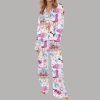 Colorful Cowgirl Satin Pajama Set