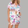 Colorful Cowgirl Satin Pajama Set