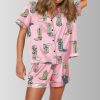 Cowgirl Boots Concert Satin Pajama Set