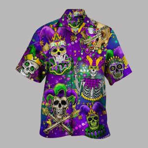 Dead Inside But It's Mardi Gras Hawaii Shirt