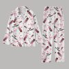 Dr Pepper Pink Bow Valentines Coquette Pajamas