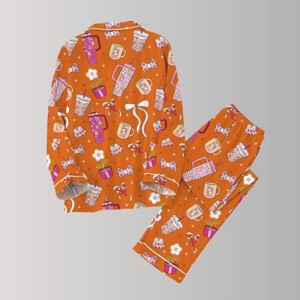 Dunkin Donuts Coffee Addict Valentine Pajamas